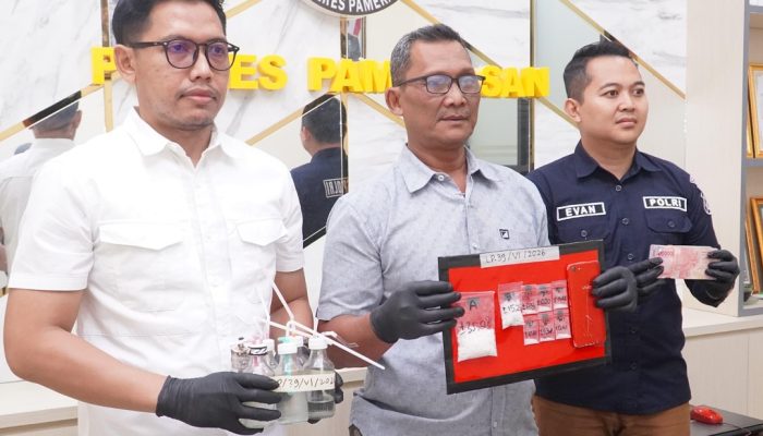 Tiga Tersangka Narkoba Diciduk di Proppo, Polres Pamekasan Amankan Sabu 54,44 Gram