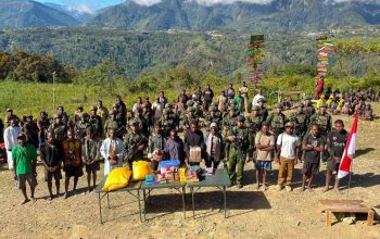 Koops TNI Habema Kuasai Markas Transit TPNPB-OPM di Intan Jaya, Empat Senjata Diamankan